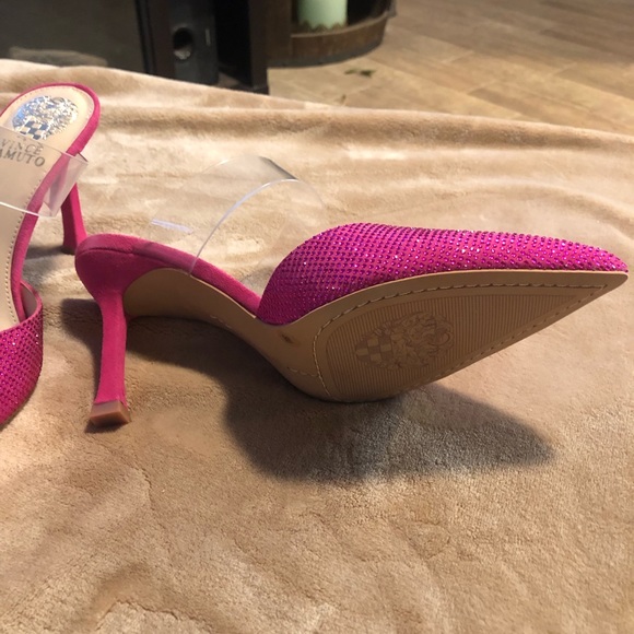 Women’s Vince Camuto pink sparkly high heels. Size 8. New. - Picture 4 of 5